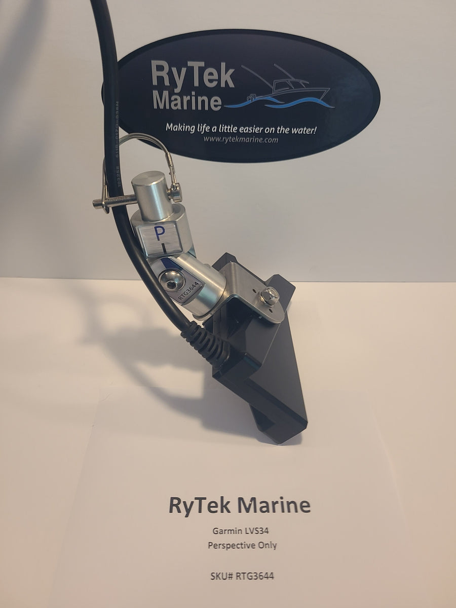 Rytek Marine: Garmin Livescope LVS32 Trolling Motor/Pole Multi-view  transducer mount. 