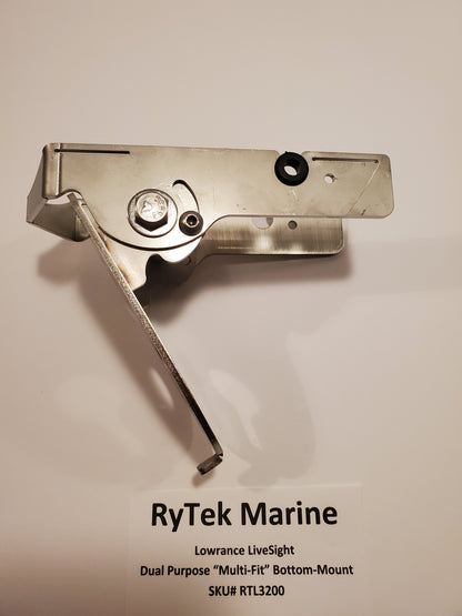 RyTek Lowrance LiveSight Dual Purpose Multi-Fit Bottom-Mount