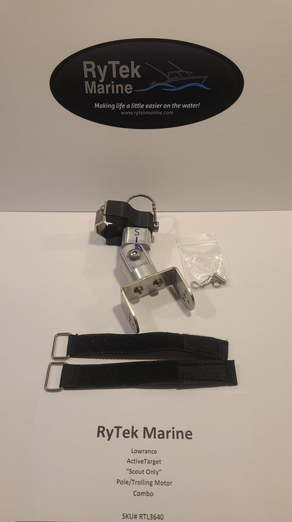 RTL3640 Active Target/AT2 "Scout Only" Transducer mount Combo