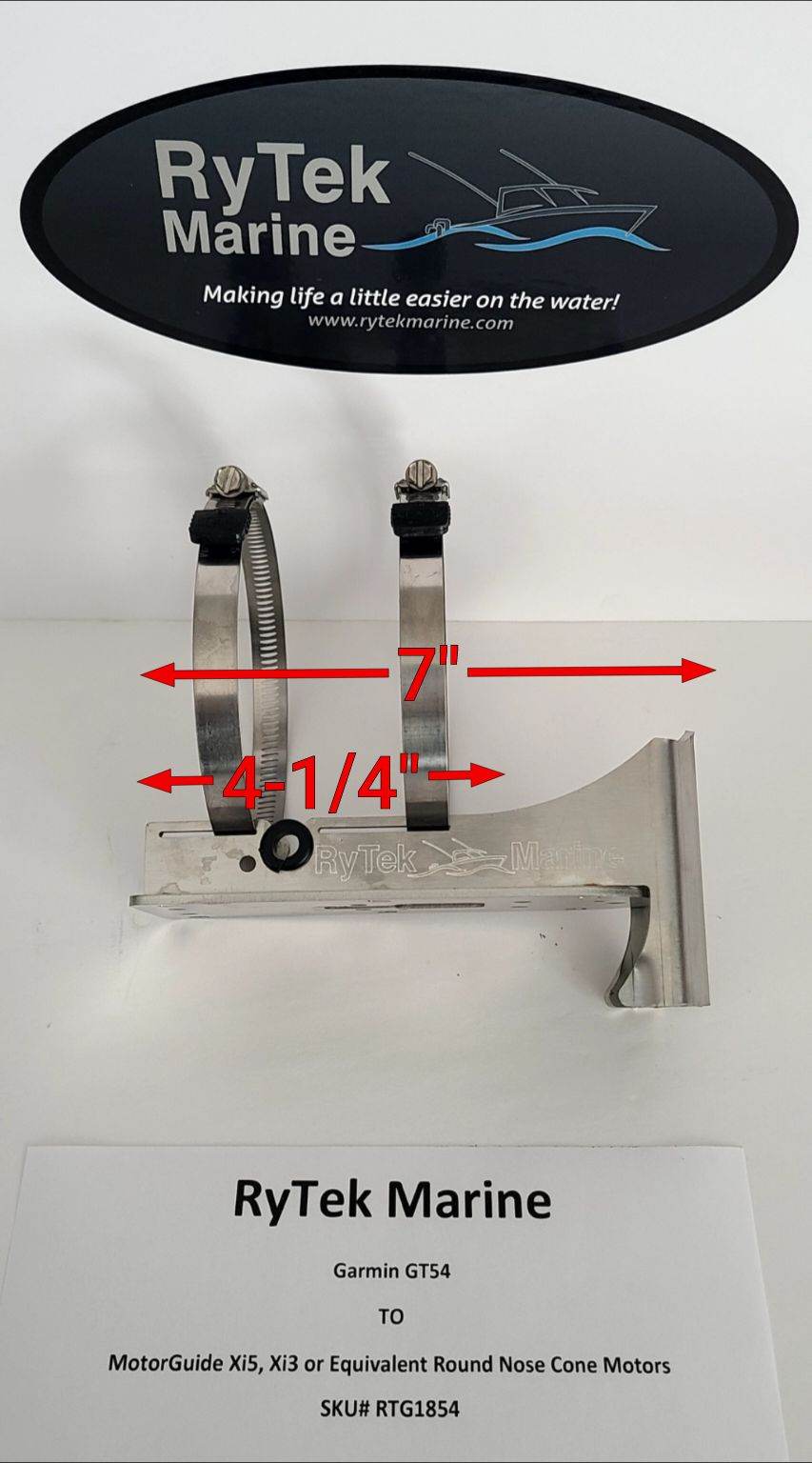 RTG1854   Garmin GT54 / MotorGuide Xi5 or Equivalent Round Nose Cone Motor