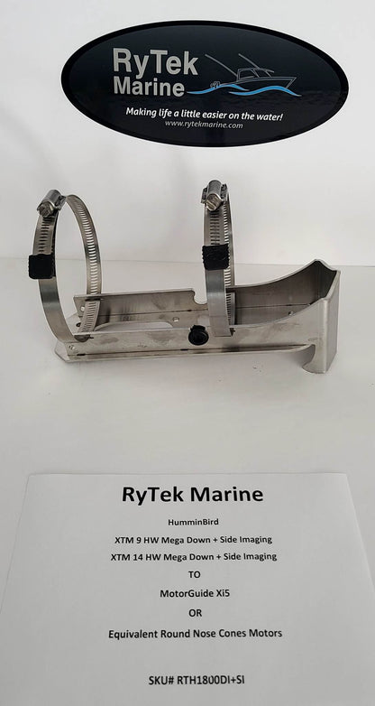 RTH1800DI  Humminbird Mega Down Scan ONLY TO MotorGuide Xi5 or Similar Round Nose Cone Motors
