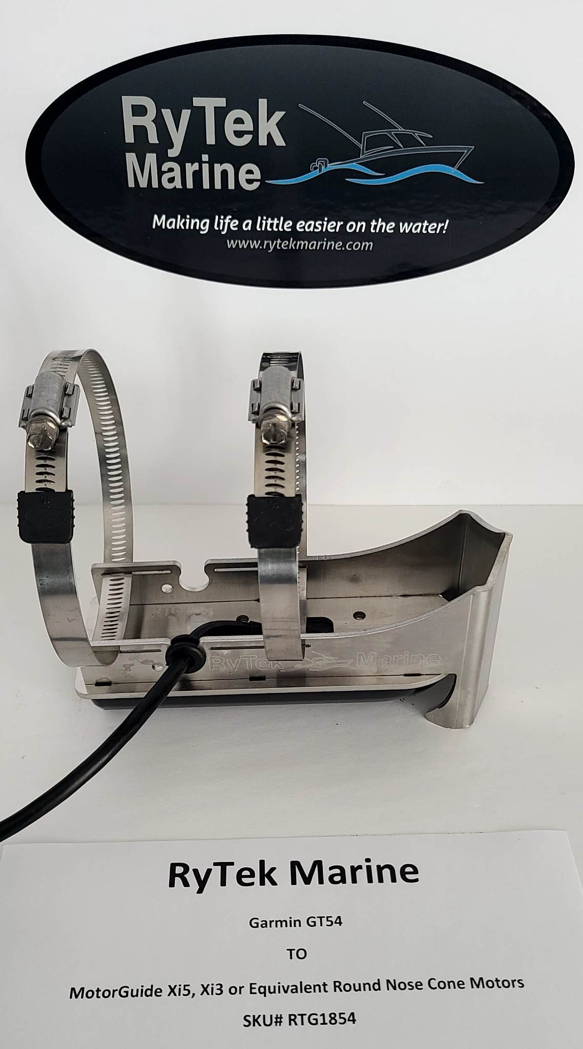 RTG1854   Garmin GT54 / MotorGuide Xi5 or Equivalent Round Nose Cone Motor