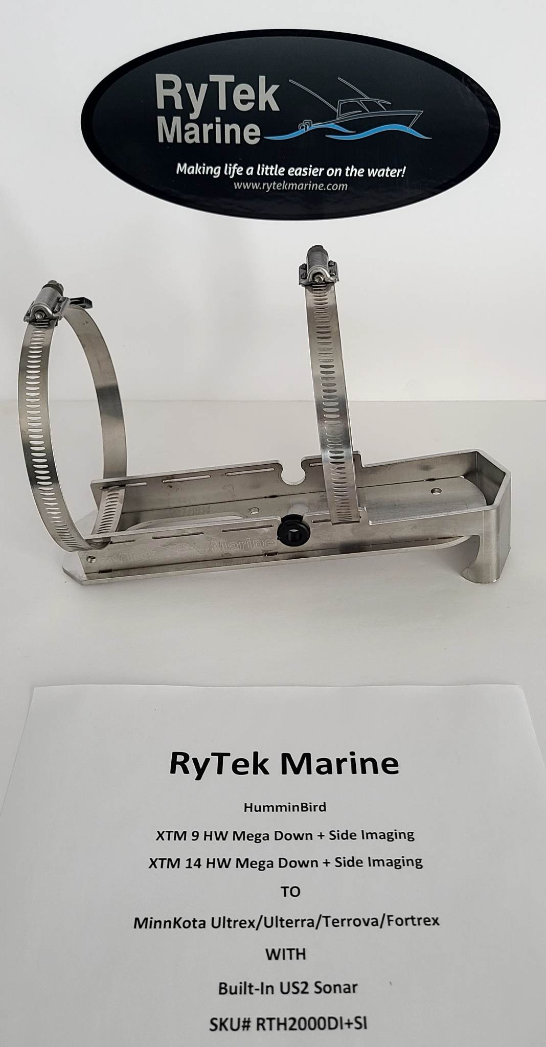 RTH2000DI+SI Humminbird Mega Down/Side TO Minnkota Ultrex/Ulterra/Terrova/Fortrex WITH Built-In US2 Sonar