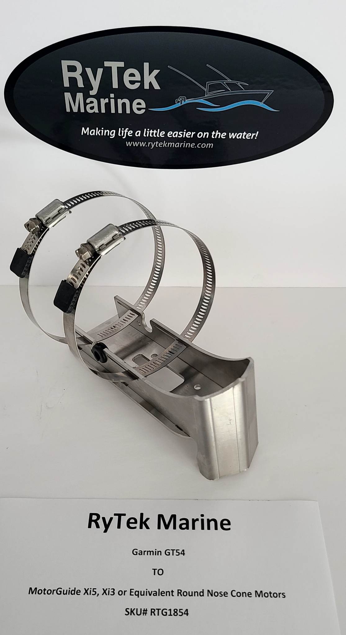 RTG1854   Garmin GT54 / MotorGuide Xi5 or Equivalent Round Nose Cone Motor