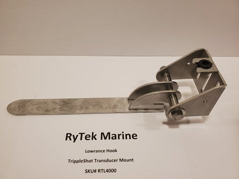 RyTek Marine's Lowrance Hook Trippleshot Transducer assembly video 