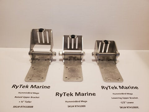 RTH1000 RyTek Marine Humminbird MEGA Imaging Transom Transducer Mount