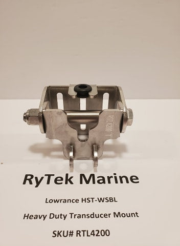 RTL4200 Lowrance HST-WSBL skimmer transducer mount