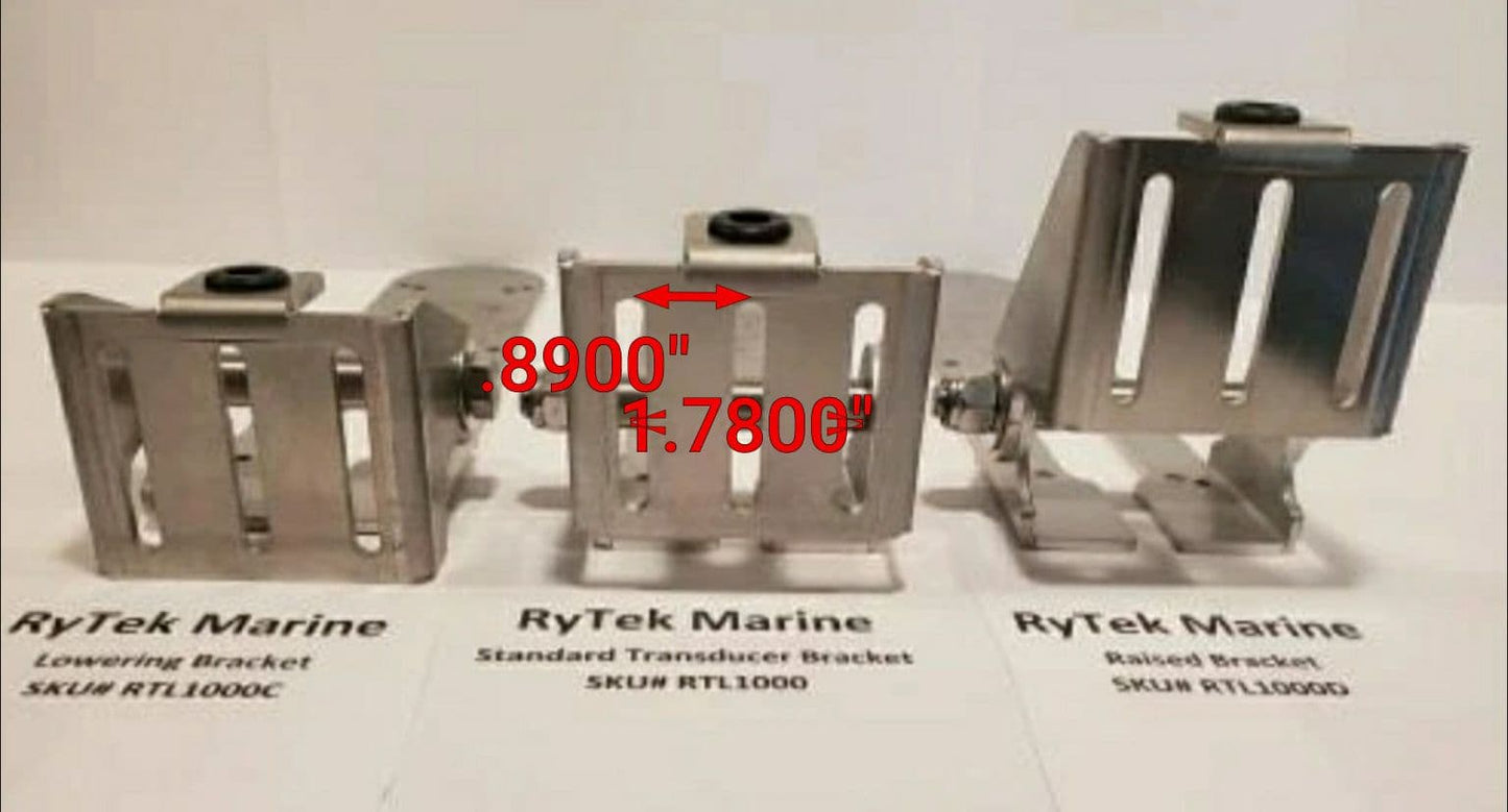 RTL1000 TotalScan/3D/LSS2+AI 3in1 & 2in1 Transom Mounted Transducer Bracket