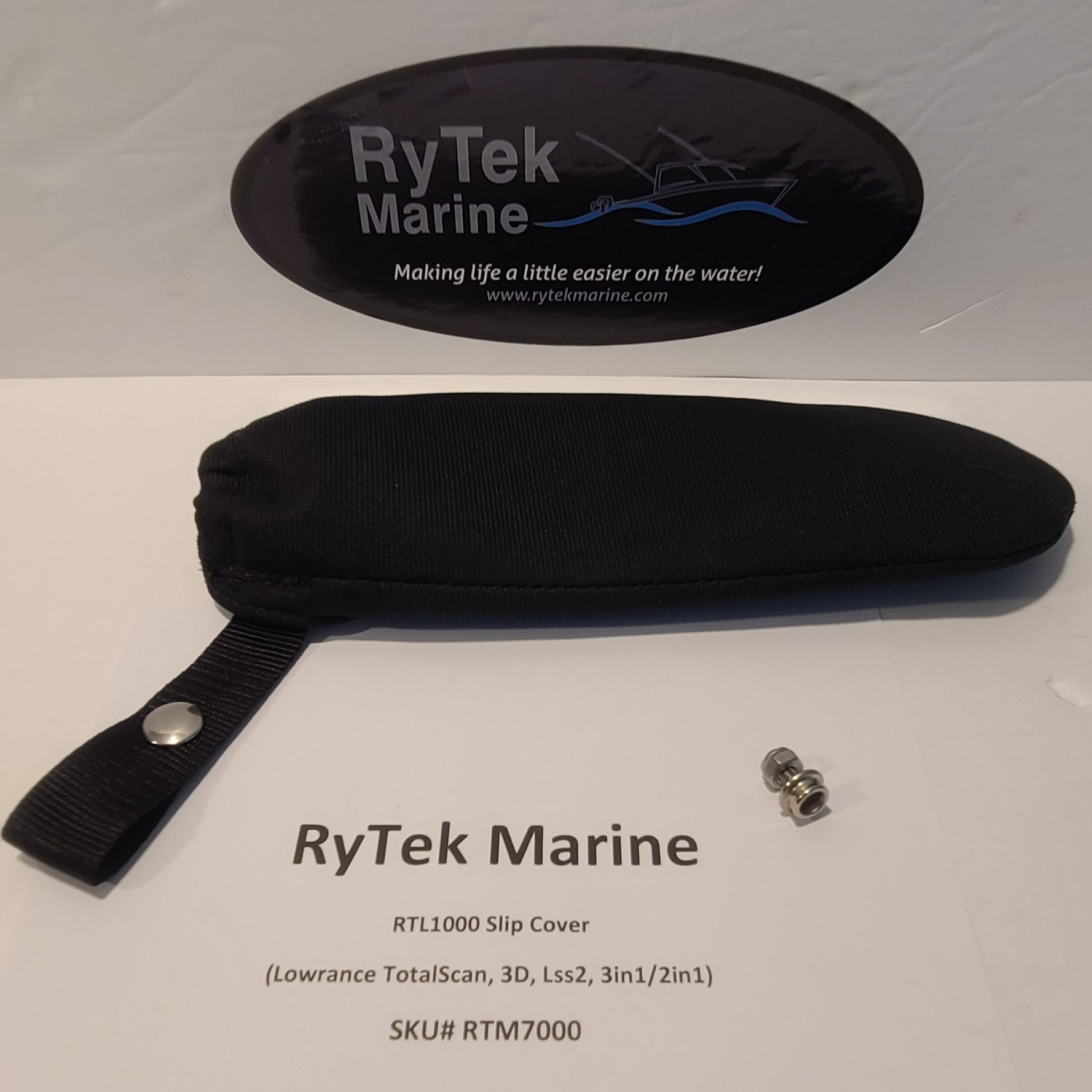 RTM7000 Slip Cover for the Lowrance Structure Scan Transducer – RyTek Marine